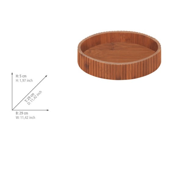 Otočný bambusový organizér na koreničky ø 29 cm Mera – Wenko-image-1