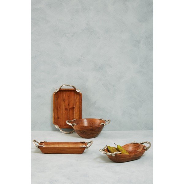 Drevená misa v prírodnej farbe Vine – Premier Housewares-image-2