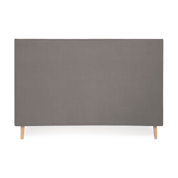 Sivá posteľ Vivonita Kent Linen, 200 × 140 cm-image-4