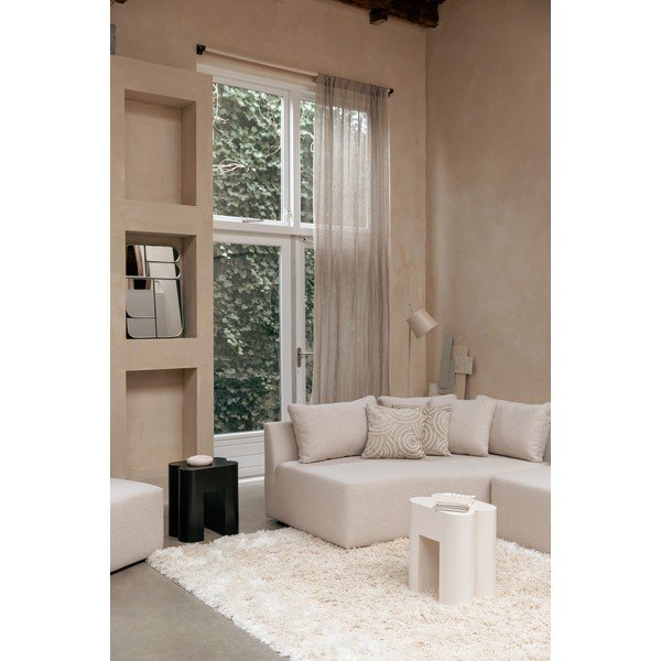 Béžová stojacia lampa s kovovým tienidlom (výška  150 cm) Buckle – Zuiver-image-2