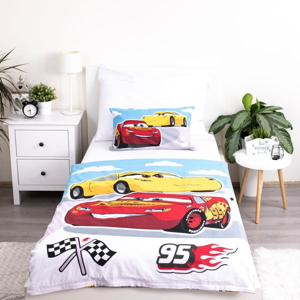 Bavlnená detská obliečka do postieľky 100x135 cm Cars – Jerry Fabrics-image-2