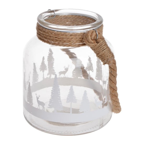 Sklenený lampáš Forest Big