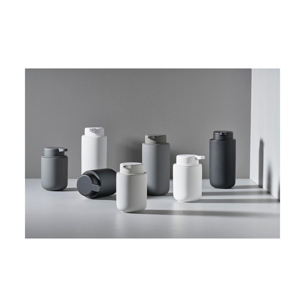 Čierny nástenný kameninový dávkovač mydla 450 ml Ume - Zone-image-1