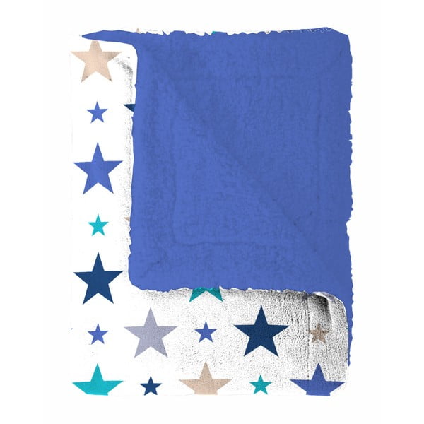 Detský pléd Home Collection Starry blue, modré hviezdičky, 130x170 cm