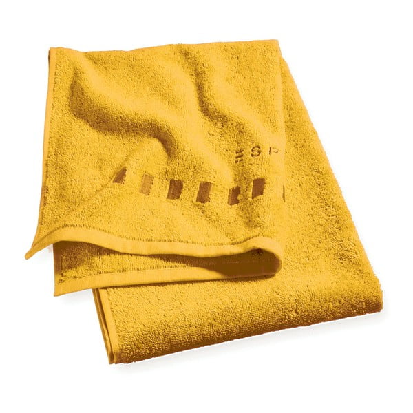 Horčicový uterák Esprit Solid, 35 x 50 cm
