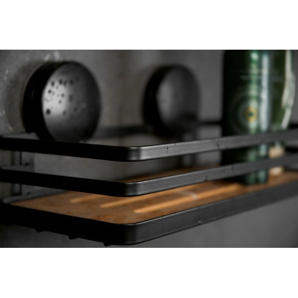 Čierna kúpeľňová polica Wenko Alba-image-4