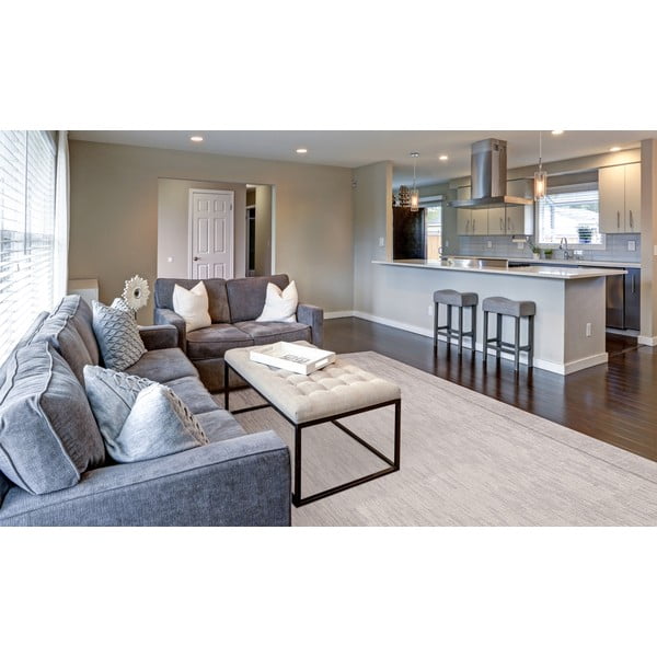 Béžový vlnený koberec 160x240 cm Linea – Agnella-image-1