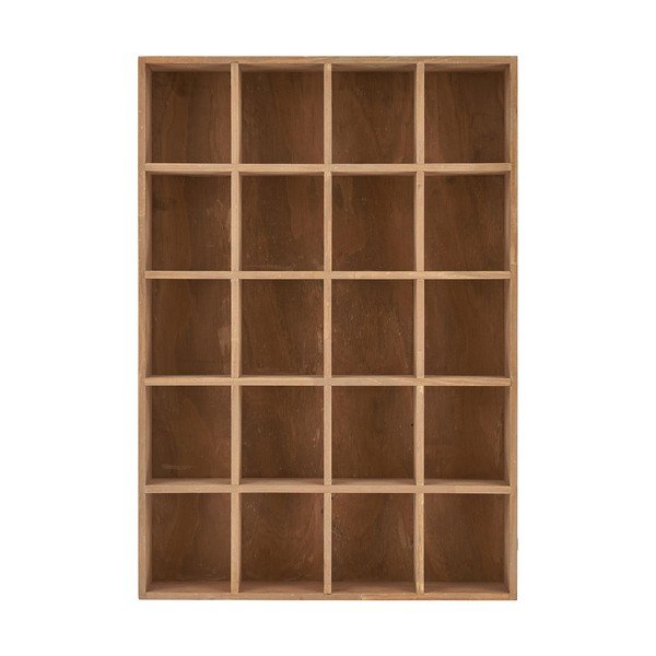 Poschodová polica z borovicového dreva v prírodnej farbe 44 cm Moss – House Nordic