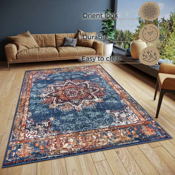 Tmavomodrý koberec 120x170 cm Orient Maderno – Hanse Home-image-4