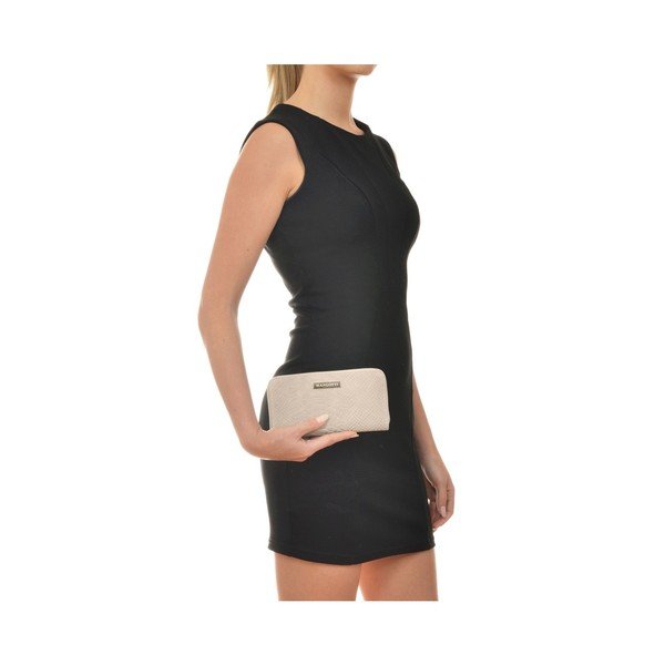 Béžová kožená peňaženka Mangotti Bags Rosso-image-1