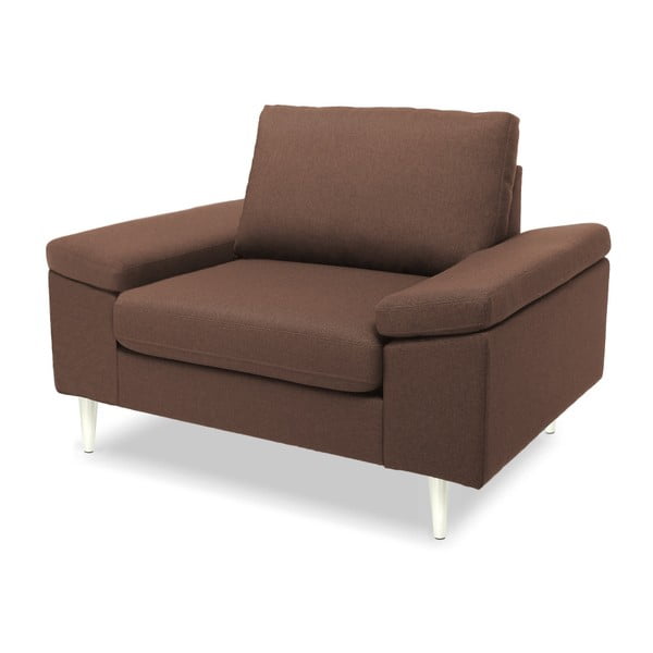 Hnedé kreslo Vivonita Nathan