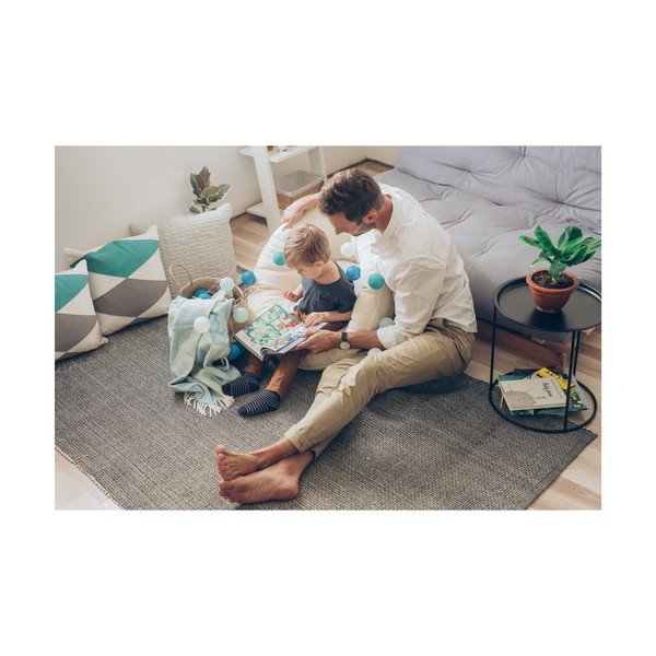 Turkusowa girlanda świetlna z żarówkami LED LUKKA, 30 lampek-image-1