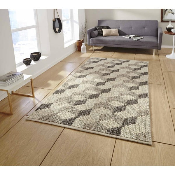 Ručne tkaný koberec Think Rugs Alpha Hex, 150 x 230 cm