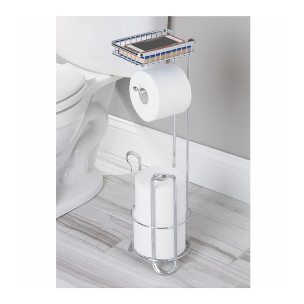 Stojan na toaletný papier InterDesign York Lyra, výška 61 cm-image-2