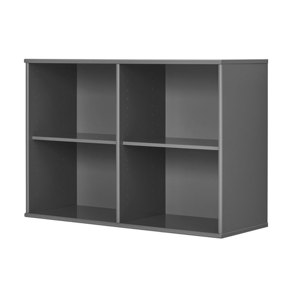 Antracitová závesná knižnica 89x61 cm Mistral – Hammel Furniture-image-1