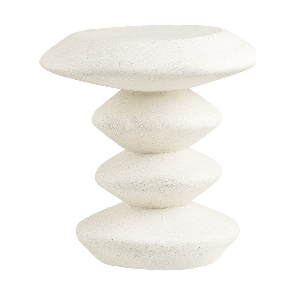 Kamenný okrúhly odkladací stolík ø 36 cm Blackburn – House Nordic