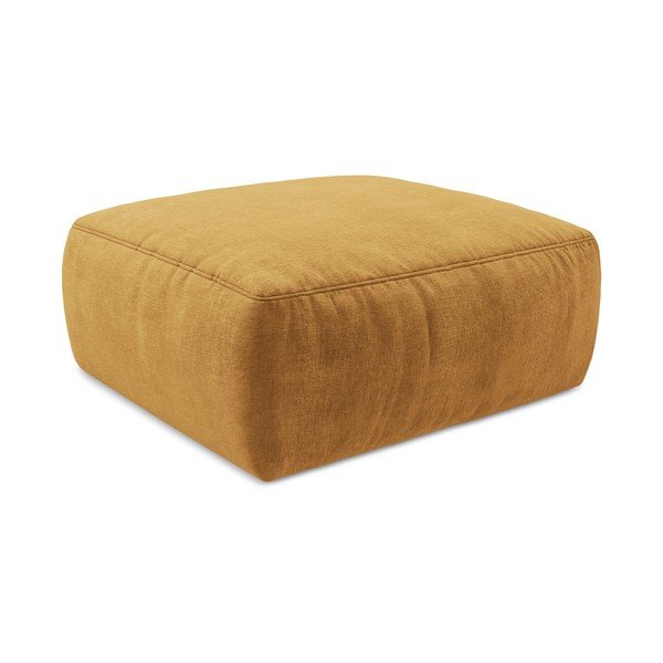 Ženilková podnožka v horčicovej farbe Kuki – Makamii-image-3