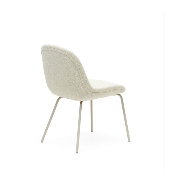Krémová jedálenská stolička Aimin – Kave Home-image-3