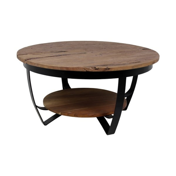 Odkladací stolík z dreva a kovu HSM Collection Susan, 55 × 85 cm