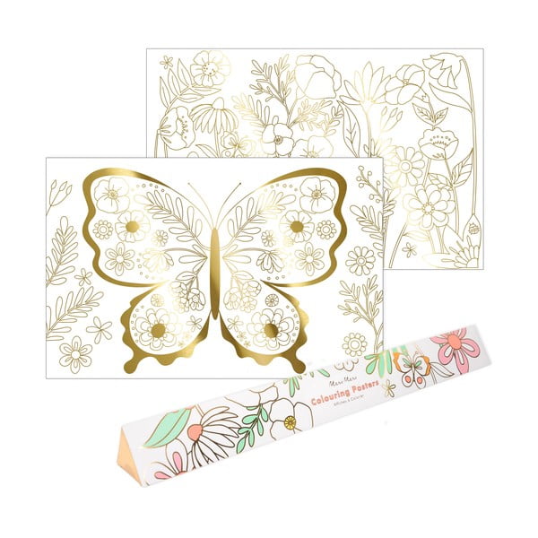 Omaľovánky Butterfly – Meri Meri