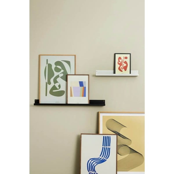 Svetlosivá kovová polica na obrázky 100 cm Care – Hübsch-image-1