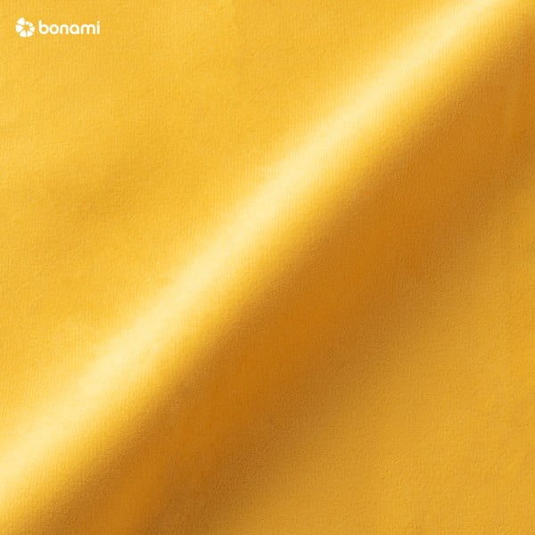 Žlté zamatové kreslo Mazzini Sofas Sardaigne-image-1