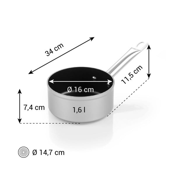 Hliníkový hrniec na indukciu 1,3 l GrandChef+ – Tescoma-image-1