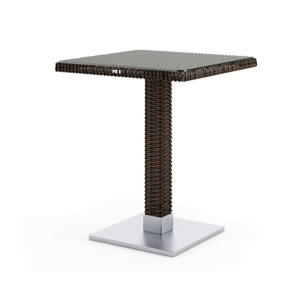 Hnedý záhradný stôl Oltre Quadro, 60 cm
