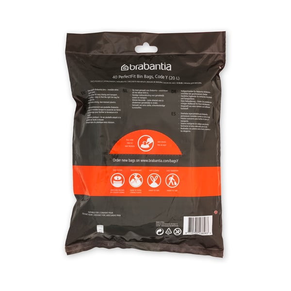 Vrecia na odpadky v súprave 40 ks 20 l PerfectFit Y – Brabantia-image-4