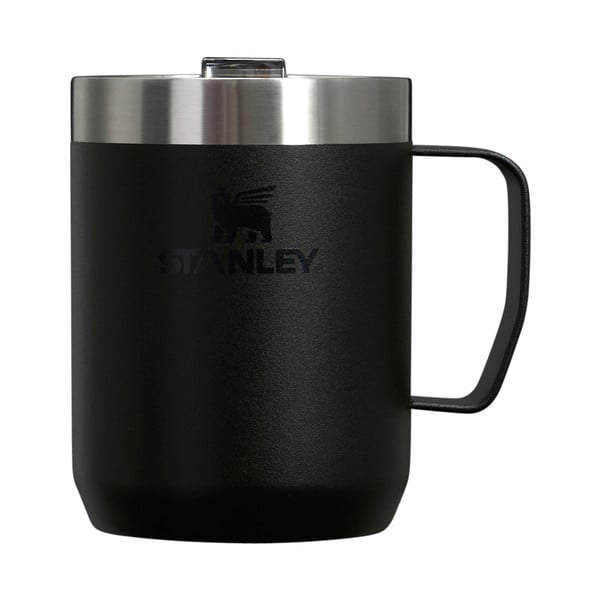 Čierny termo hrnček z nehrdzavejúcej ocele 230 ml Stay-Hot Camp Mug Black – Stanley