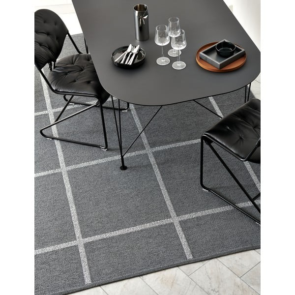 Antracitový vnútorný a vonkajší behúň 70x150 cm Ada Granit – Pappelina-image-1