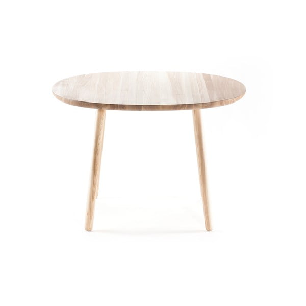 Prírodný jedálenský stôl z masívu EMKO Naïve, ⌀ 110 cm-image-3