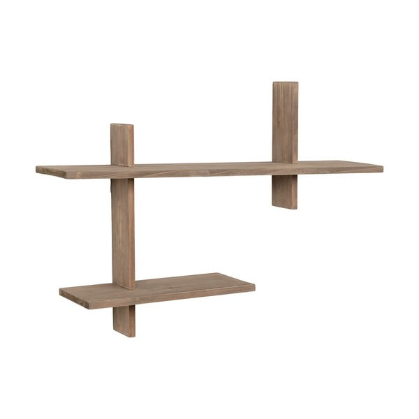 Poschodová polica z borovicového dreva v prírodnej farbe Ovada – House Nordic-image-2