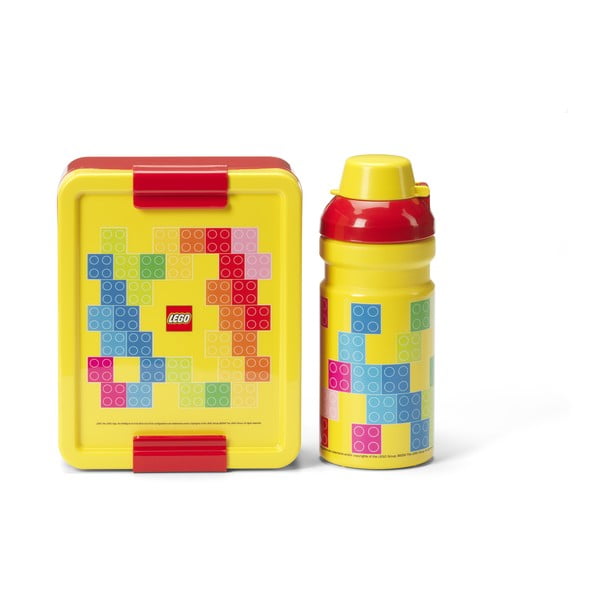Detský desiatový box s fliaš Brick – LEGO®