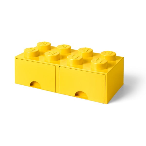 Žltý úložný box s dvoma zásuvkami LEGO®-image-1