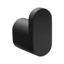 Matne čierny nástenný mosadzný háčik Flori – Sapho