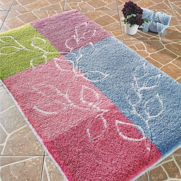 Farebná predložka do kúpeľne Confetti Bathmats Lagina, 60 x 100 cm-image-1