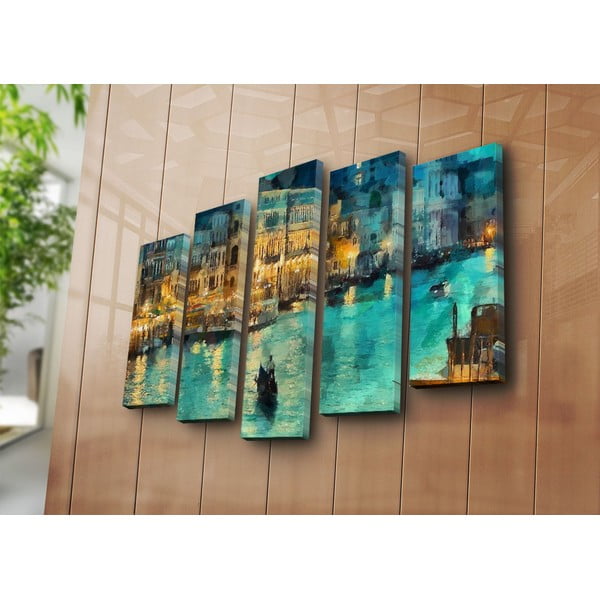 Obrazy v súprave 5 ks Venice – Wallity-image-3