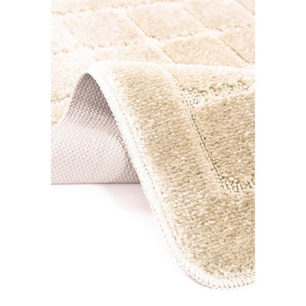 Krémovobiele kúpeľňové predložky v súprave 2 ks 50x80 cm Kareli – Foutastic-image-3