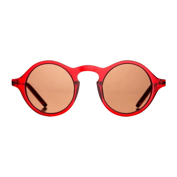 Červené slnečné okuliare s hnedými sklami Marshall Bryan
