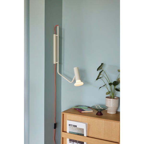 Béžové nástenné svietidlo Wally – Hübsch-image-1