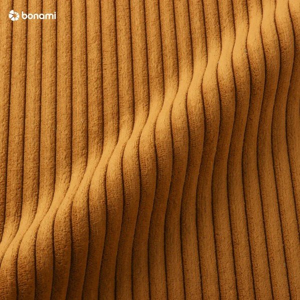 Menčestrová pohovka v horčicovej farbe 280 cm Voltaire – Bobochic Paris-image-1