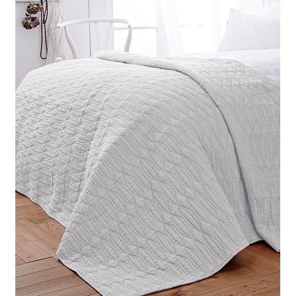 Biela prikrývka cez posteľ Bianca Simplicity, 200 x 200 cm