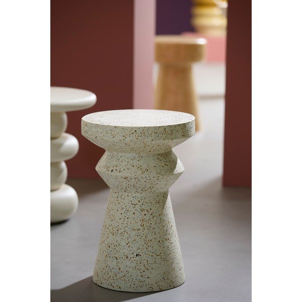 Terrazzo okrúhly odkladací stolík ø 32 cm Sella – Light & Living-image-1