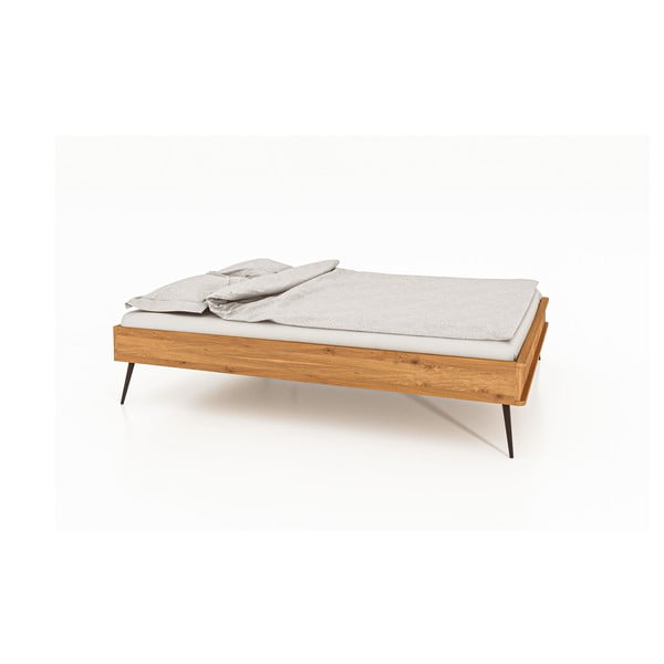 Dvojlôžková posteľ z dubového dreva 180x200 cm Kula - The Beds