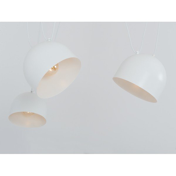 Biele závesné svietidlo s kovovým tienidlom 250x250 cm Popo - CustomForm-image-3