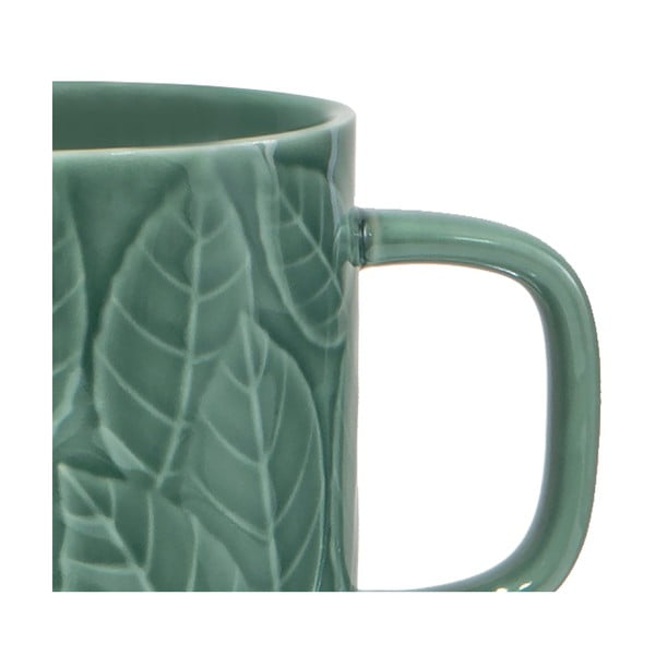 Tyrkysové porcelánové hrnčeky v súprave 4 ks 400 ml Heath Jade – Ladelle-image-2