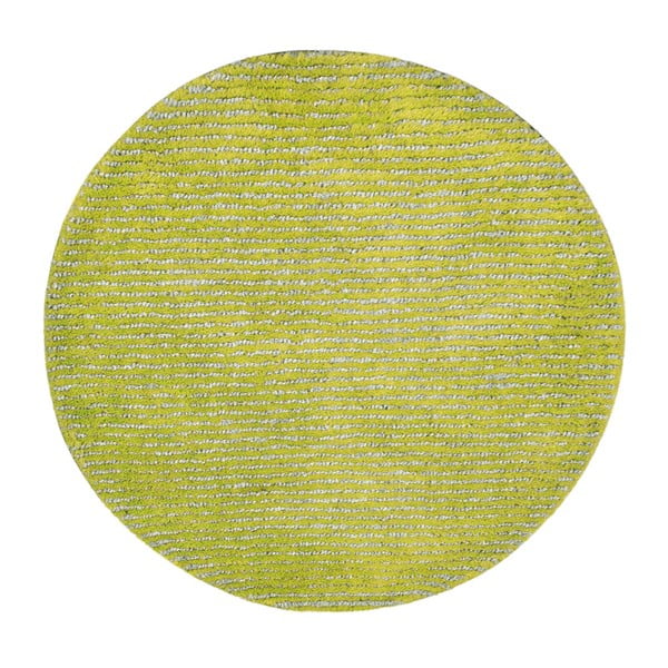 Ručne vyrábaný koberec The Rug Republic Modeno Green, ⌀ 70 cm