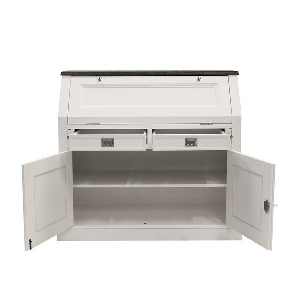 Biela viacúčelová komoda Canett Skagen, 10 zásuviek-image-2
