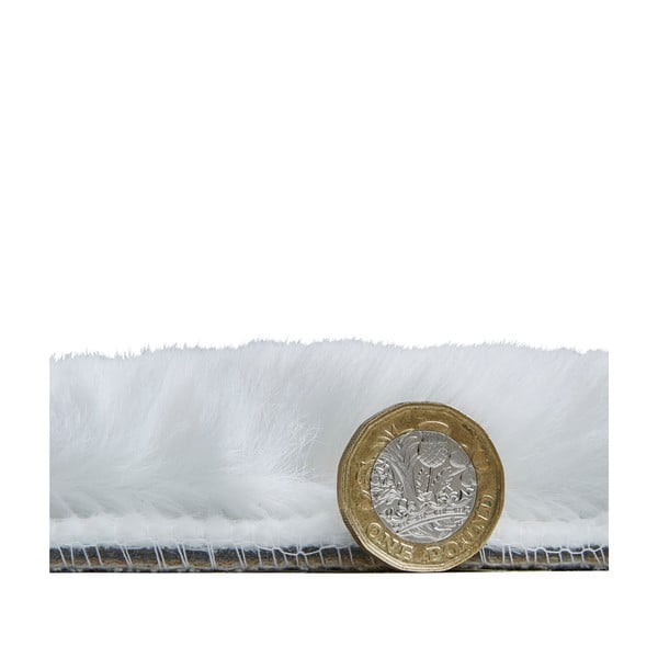 Biely koberec Think Rugs Teddy, 60 x 120 cm-image-4